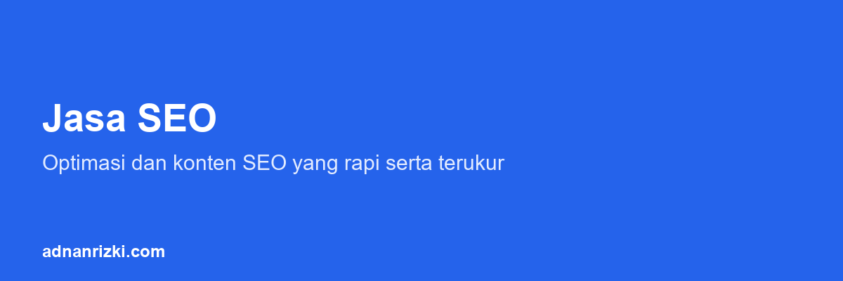 Jasa SEO